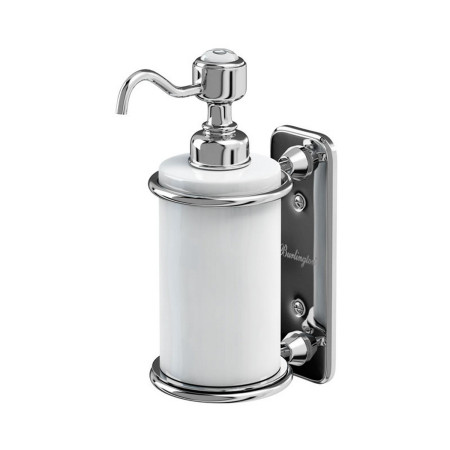 Burlington Single Soap Dispenser with Chrome Mount
