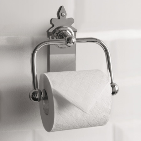 A45CHR Burlington Spire WC Roll Holder Lifestyle