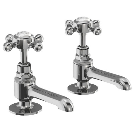 Burlington Stafford Long Nose Basin Pillar Taps