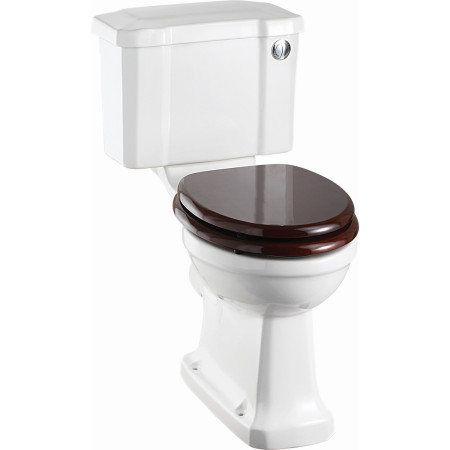 Burlington Standard Close Coupled WC with Slimline Push Button Cistern
