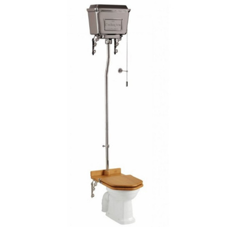 Burlington Standard High Level WC with Chrome Lever Cistern