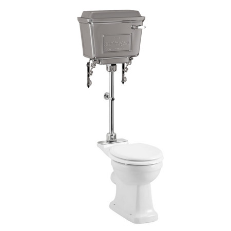 Burlington Standard Medium Level WC with 440 Chrome Lever Cistern