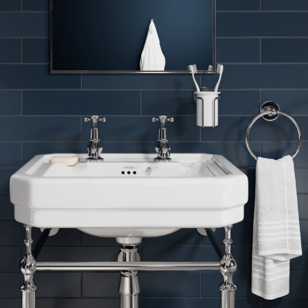 A3CHR Burlington Towel Ring in a Traditional Bathroom