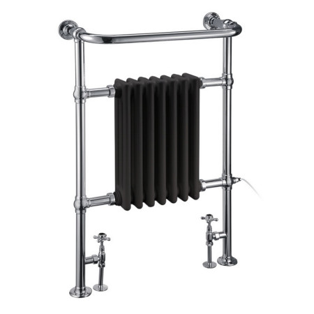 Burlington Trafalgar Black Towel Radiator