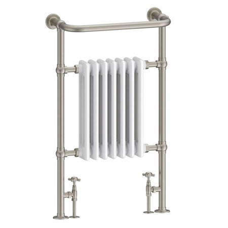 Burlington Trafalgar Brushed Nickel Towel Radiator