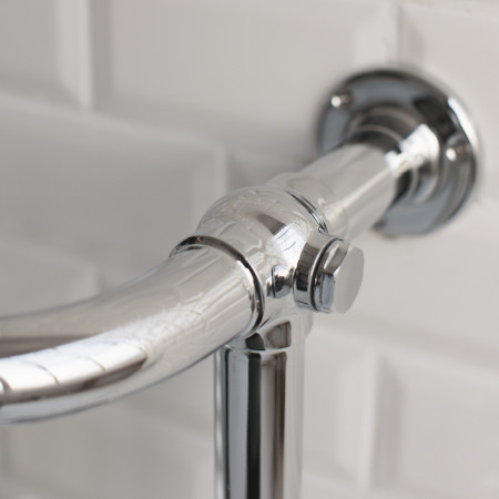 R1CHR Burlington Trafalgar Towel Radiator Wall Fixing