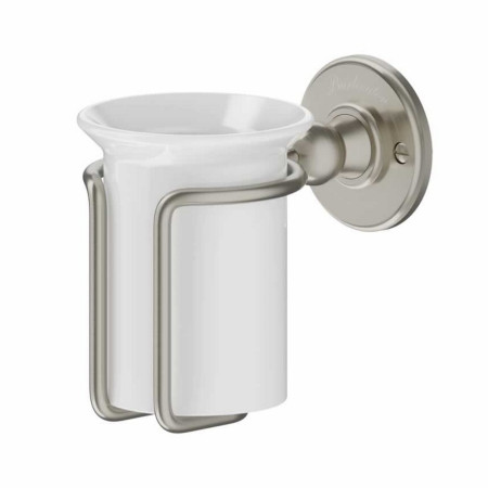 Burlington Tumbler Holder in Brushed Nickel