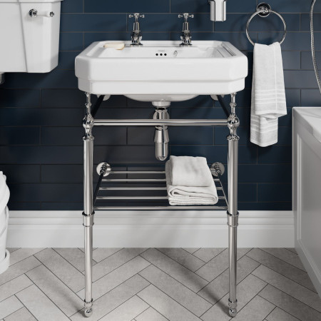 Burlington Victorian 560mm Basin and Washstand Lifestyle