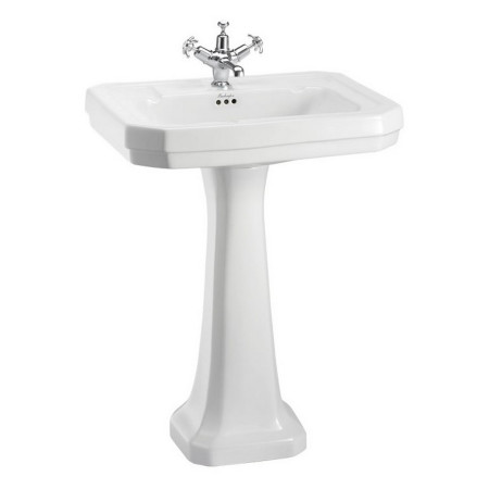Burlington Victorian 610mm Basin and Standard Pedestal
