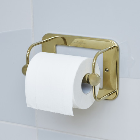 A5GOLD Burlington WC Roll Holder in Gold Lifestyle