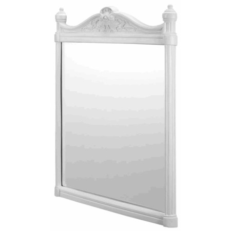 Burlington White Aluminium Frame Mirror 55cm x 75cm T42 WHI