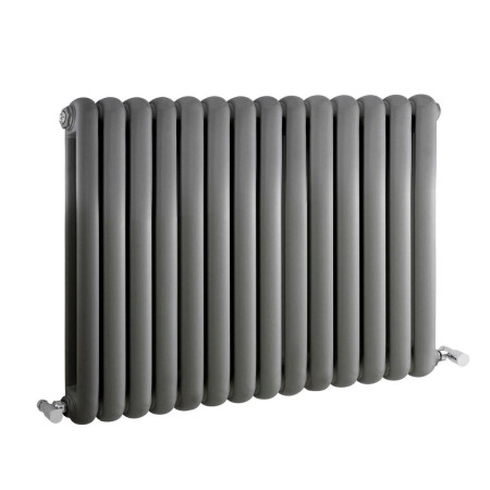 HSA008 Hudson Reed Salvia Double Panel Radiator 635 x 863mm Anthracite (1)