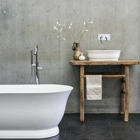 Clearwater Florenza Basin Room Setting with Bath
