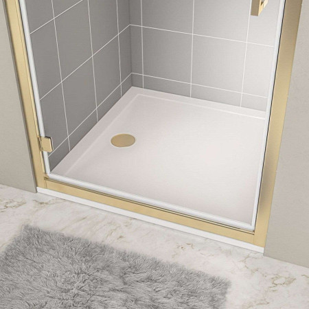 159.1001 Corsair 700mm x 700mm Square Shower Tray Lifestyle