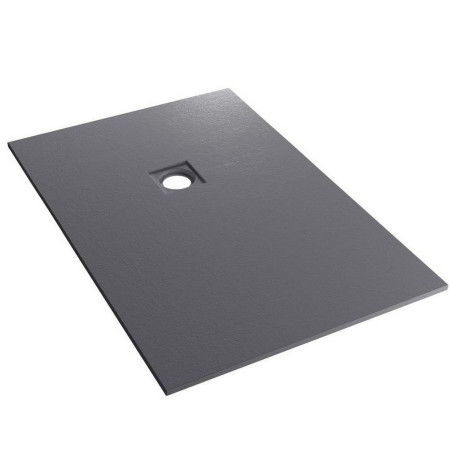 Crossland 1200mm x 700mm Grey Slate Rectangular Shower Tray