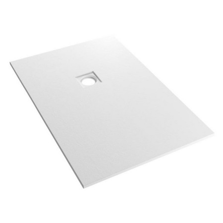 Crossland 1200mm x 800mm White Slate Rectangular Shower Tray