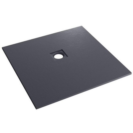 Crossland 900mm x 900mm Grey Slate Square Shower Tray