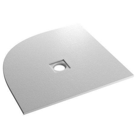 Crossland 900mm x 900mm Light Grey Slate Quadrant Shower Tray
