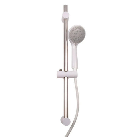 AM251022 Croydex Amalfi Five Function White Shower Set (2)