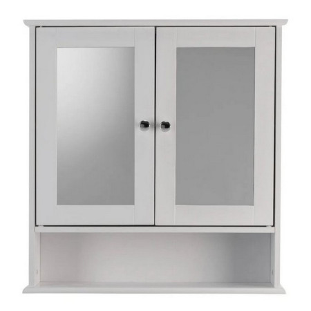 WC271122 Croydex Anderson Double Mirror Door Cabinet (1)