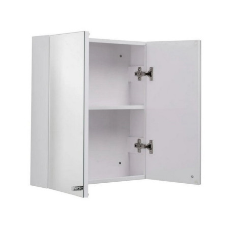 WC450822 Croydex Carra Double Door White Cabinet (2)