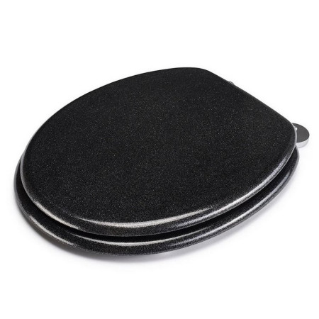 WL601821H Croydex Flexi-Fix Black Quartz Toilet Seat (3)