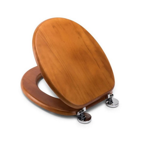 WL602250H Croydex Flexi-Fix Davos Antique Pine Toilet Seat (3)