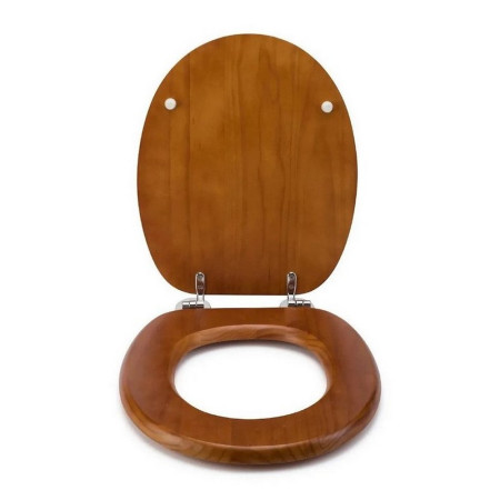 WL602250H Croydex Flexi-Fix Davos Antique Pine Toilet Seat (2)