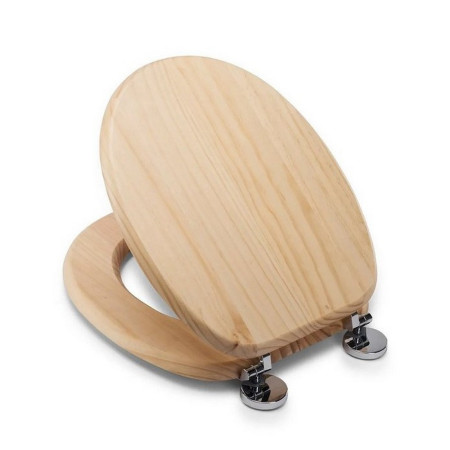 WL602272H Croydex Flexi-Fix Davos Blonded Pine Toilet Seat (3)