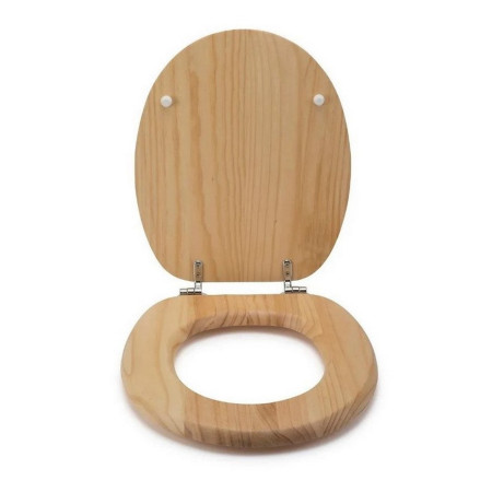 WL602272H Croydex Flexi-Fix Davos Blonded Pine Toilet Seat (2)