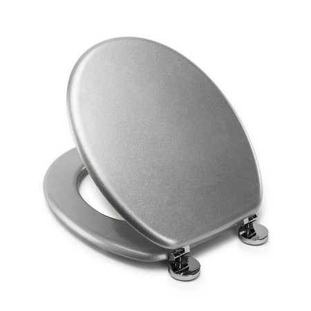 WL601840H Croydex Flexi-Fix Silver Quartz Toilet Seat (3)