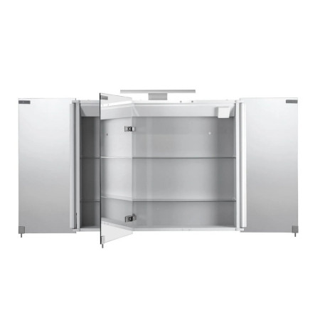 WC147469E Croydex Hampton Triple Door Illuminated Cabinet (2)