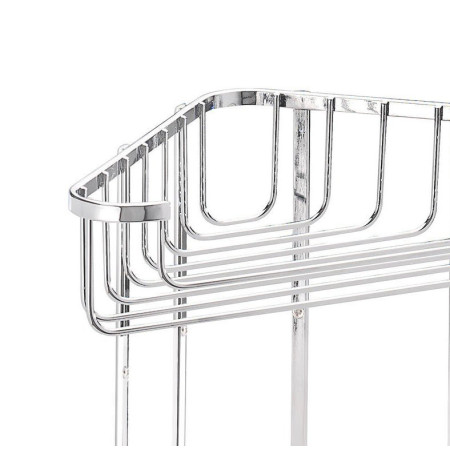 Croydex Large Stainless Steel Corner Shower Basket
