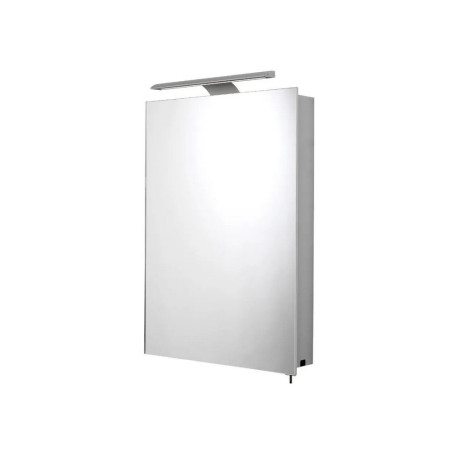 WC147369E Croydex Madison Single Door Illuminated Cabinet Side View