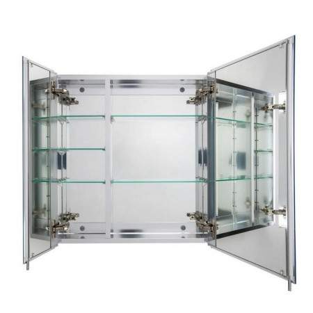 WC102069 Croydex Newton Double Bi-View Cabinet (2)