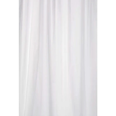 Croydex Plain PVC Shower Curtain - White