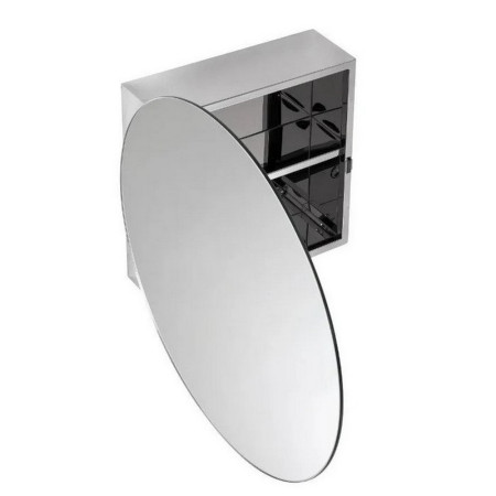 WC836005 Croydex Severn Circular Mirror Cabinet (3)