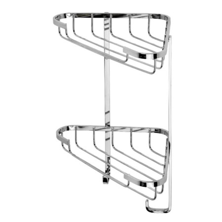 Croydex Small Two Tier Corner Basket 2