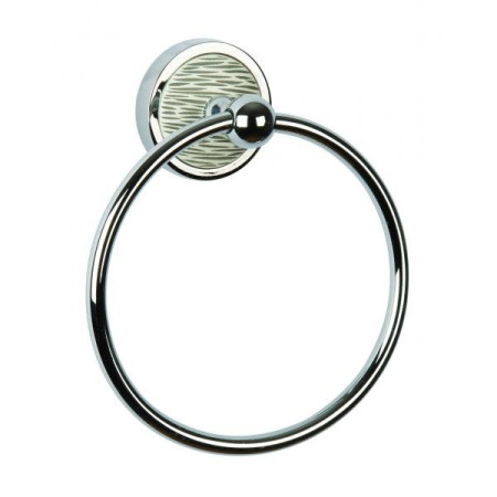 Croydex Stripes Wall Mounted Towel Ring 