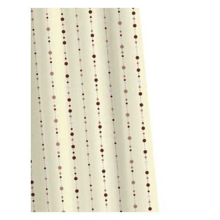 Croydex Textile Shower Curtain - Dotty