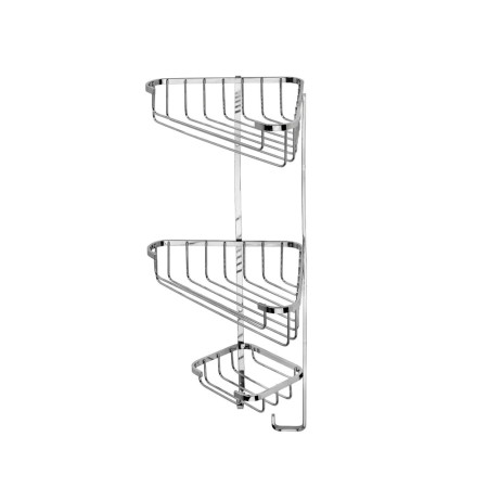 Croydex Three Tier Corner Basket