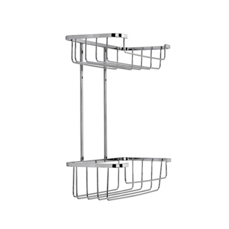 Croydex Two Tier Wire Cosmetic Basket 2