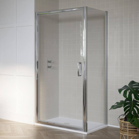 APOINF760 Dawn Apollo 760mm Infold Shower Door in Chrome (2)