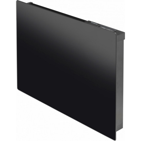 Dimplex Girona 1.00KW Black Glass Electronic Panel Heater Front View