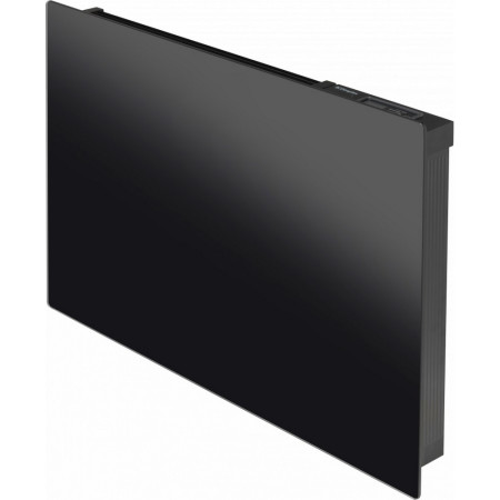 Dimplex Girona 1.50KW Black Glass Electronic Panel Heater Front View