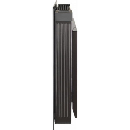 Dimplex Girona 2.00KW Black Glass Electronic Panel Heater Side View