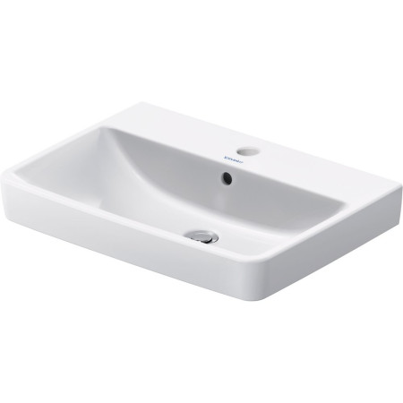 23756500002 Duravit No 1 650mm Wall Mounted 1TH Hand Basin without a Tap