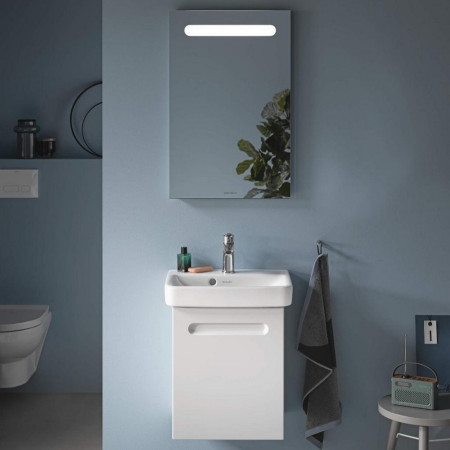 N17950000000000 Duravit No 1 700 x 450mm LED Illuminated Bathroom Mirror Lifestyle