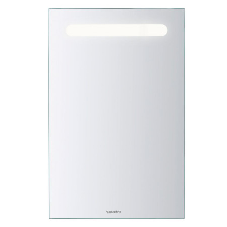 N17950000000000 Duravit No 1 700 x 450mm LED Illuminated Bathroom Mirror Front View Switched On