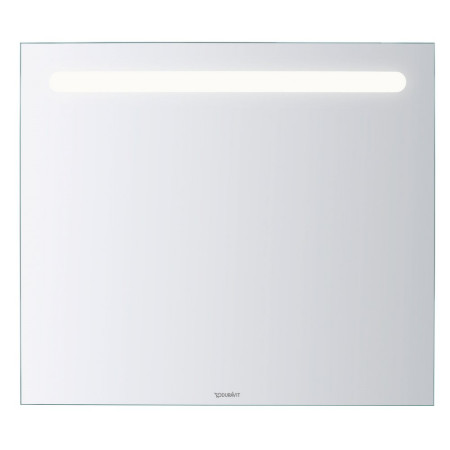 N17952000000000 Duravit No 1 800 x 700mm LED Illuminated Bathroom Mirror Front View Switched On